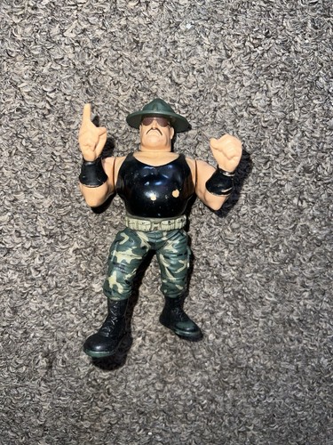 Sgt Slaughter WWF Hasbro Titan Sports 1991 Vintage...