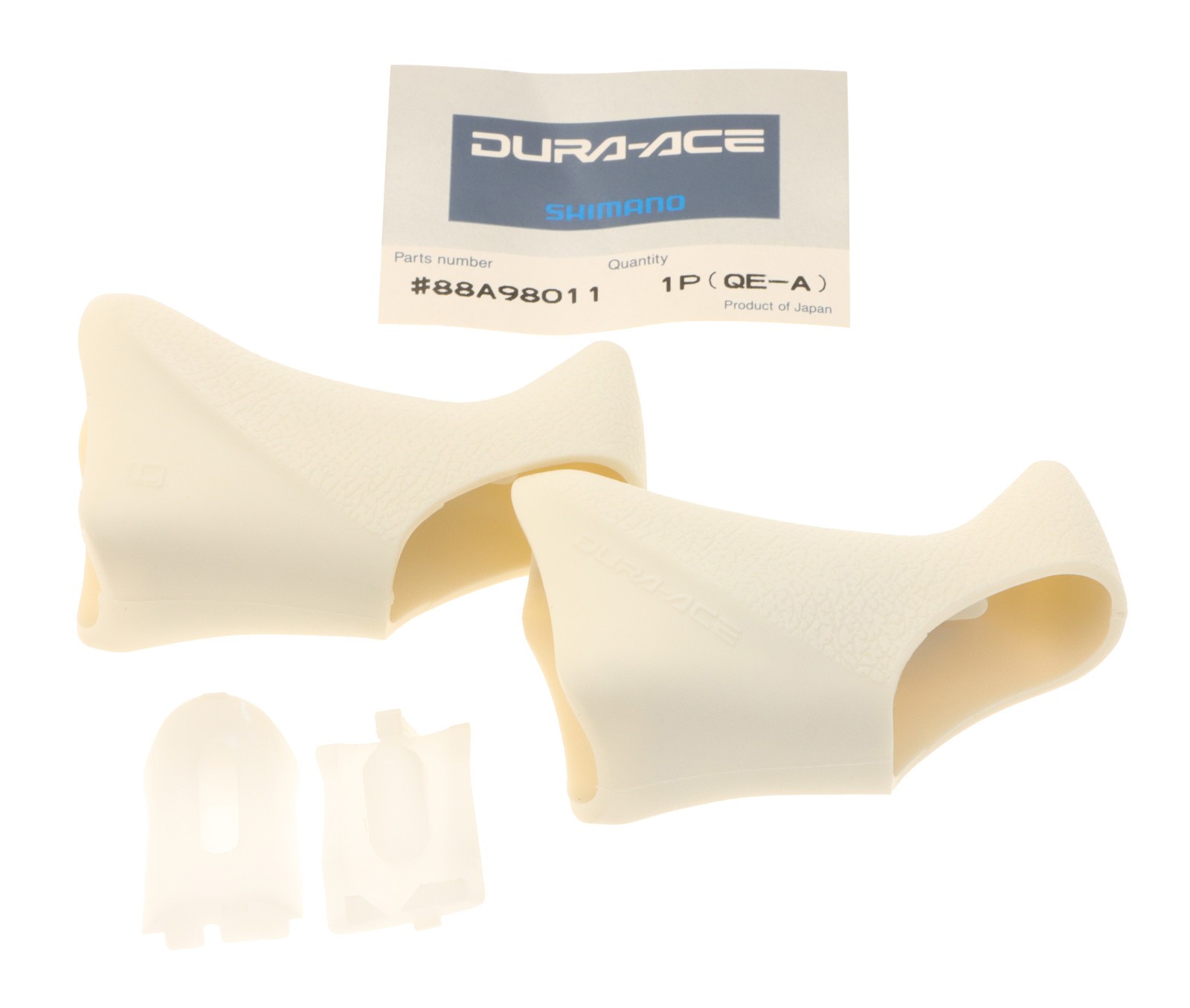 Shimano Dura-Ace Bracket Covers Brake Hoods Pair for BL-7402 White Aero NEW NOS