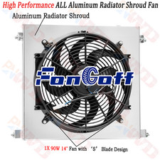 Aluminum Radiator Shroud Fan For Ford Model Series A 3.3l Flathead 1928-1929 Aluminum Radiator Shroud Fan For Ford Model Series A 3.3l Flathead 1928-1929