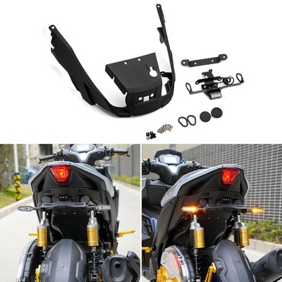 Modify Short Tail Light License Plate Holder For Yamaha Aerox NVX V3 2024 2025