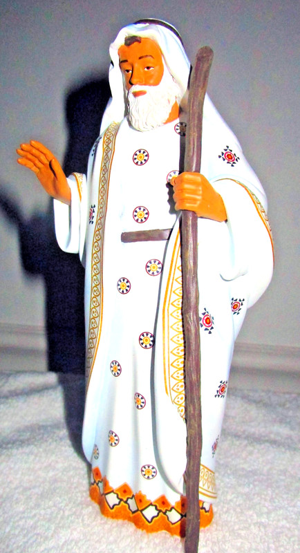2011 Hawthorne Vill. The Silent Night Nativity Collec.~SHEPHERD~NIB~COA~7"TALL