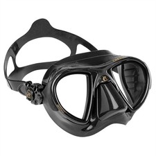 Cressi Sub Nano Compact Low Volume Freediving Scuba Diving Mask Black/Black