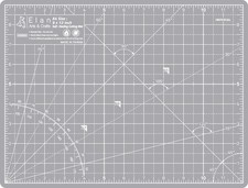 A4 Gray 9x12 Inch Self Healing Cutting Mat 5Ply Craft Hobby Board Grid Lines
