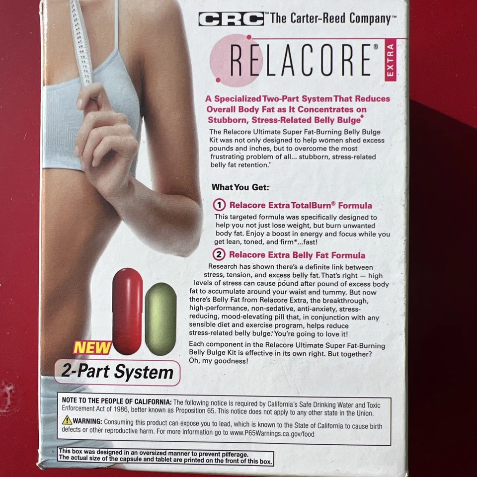Relacore The Ultimate Super Fat Burning Belly Bulge Kit - 60 Cápsulas 2/26+ Foto 3 de 4