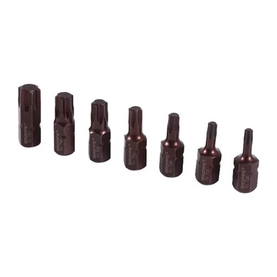 7 PièCes T20-55 Embout de Tournevis Torx S2 Tige Hexagonale en Acier 10Mm 2063 - Photo 1/4