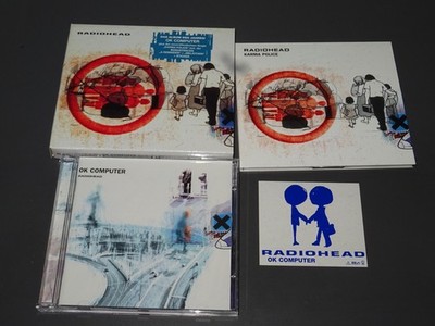 RADIOHEAD - OK COMPUTER / 2-CD-SET 1997 (MINT-) & STICKER IM PAPPSCHUBER