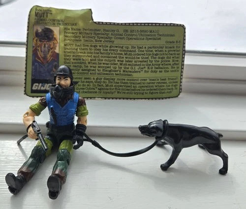 1984 Hasbro G.I. Joe (Mutt) Action Figure Complete with accessories 🔥Mint🔥