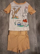 Disney Winnie The Pooh Tigger Piglet Pajama Set EUC 12 Mos