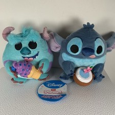 Zuru Disney Snackles Stitch And Sully 5-inch Plush Stuffed Animal Mystery Open