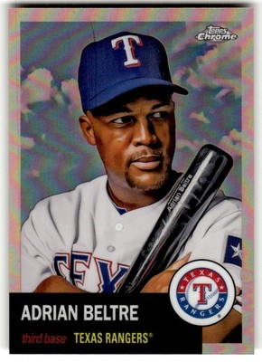 2022 Topps Chrome Platinum Adrian Beltre Rose Gold Refractor #/75 #121