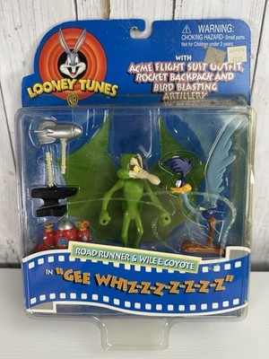 1Looney Tunes Road Runner & Wile E. Coyote ''Gee Whizzzz'' 1997 Playmates New j