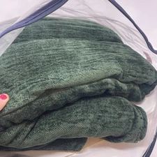 RALPH LAUREN Collection Chenille Bed Blanket Green  - King