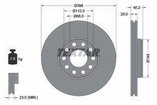 Disque de frein Audi A4