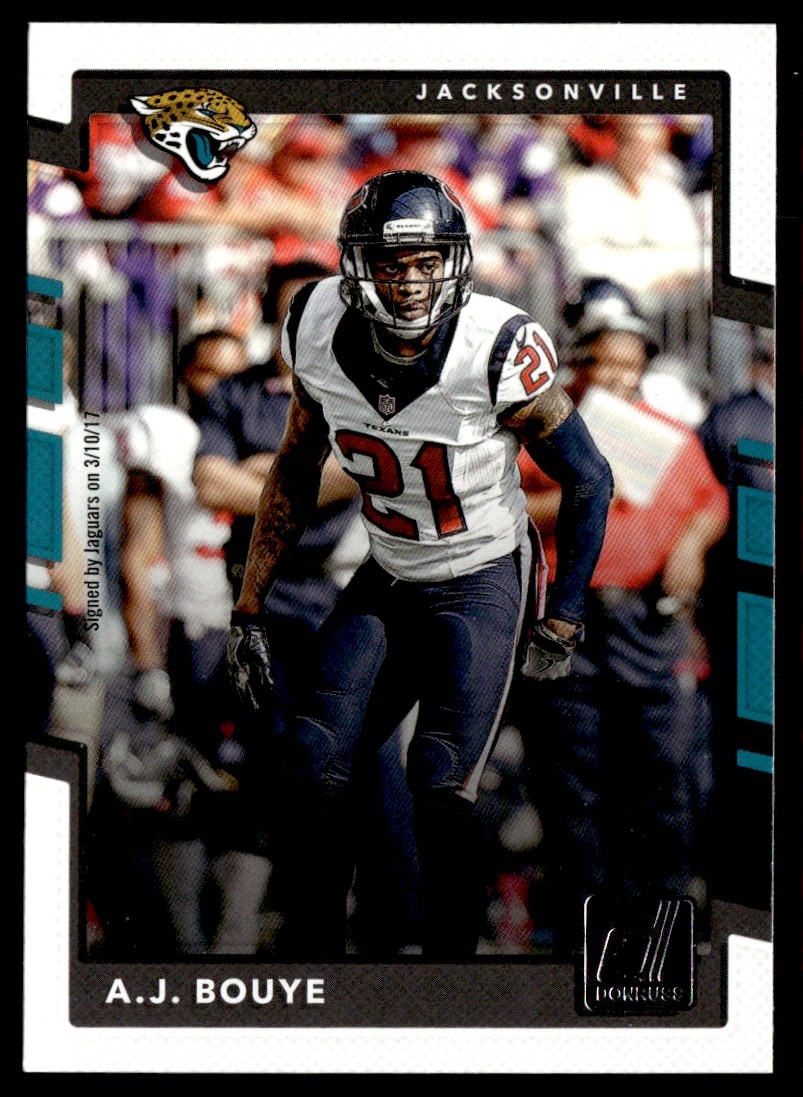 A.J. BOUYE 2017 DONRUSS JACKSONVILLE JAGUARS #199