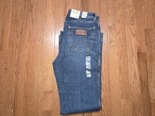 WOMENS WRANGLER RETRO BAILEY HIGH RIGH TROUSER BOOT JEANS 30X32 " 1011MPEPS NEW