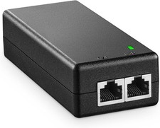 MokerLink Gigabit PoE Injector, 802.3af 15.4W, 10/100/1000Mbps Ethernet, Plug