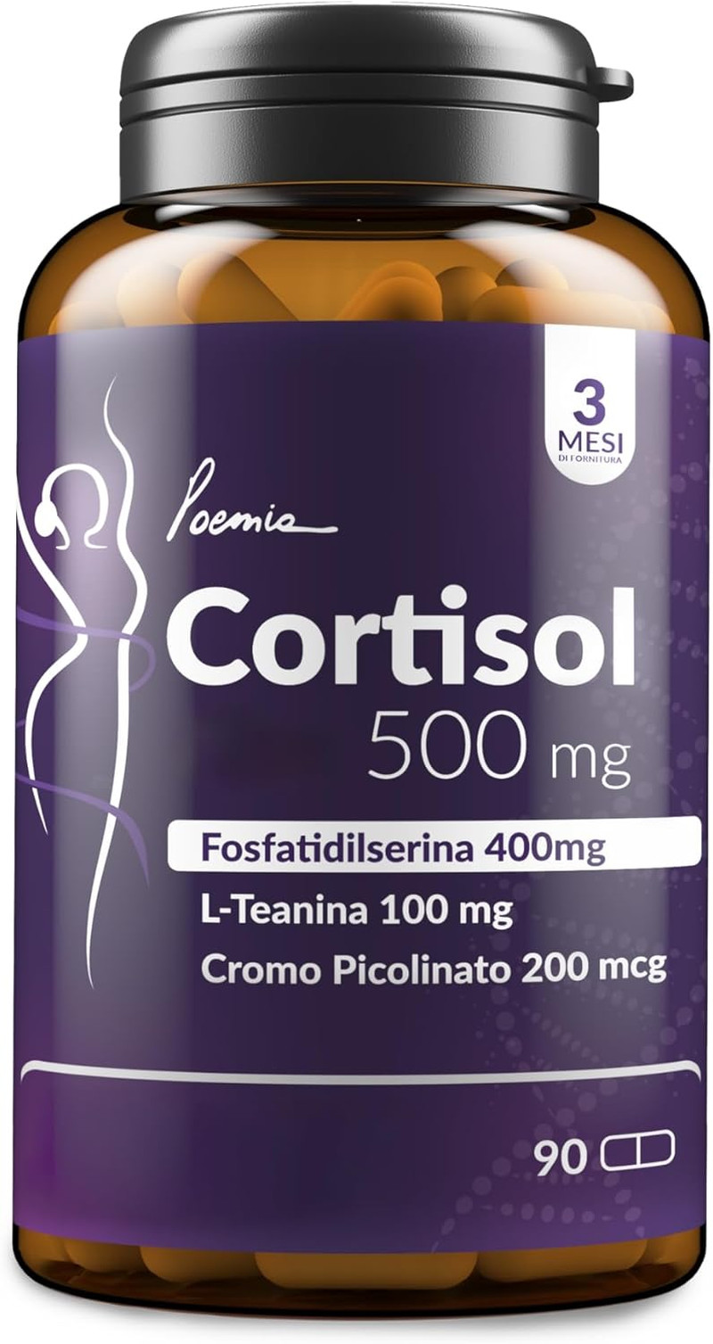 Cortisol Blocker 500mg: Fosfatidilserina Pura per Massa e Recupero