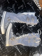Zapatillas altas Converse All Star con cordones y correas con hebilla