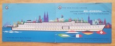 EUROPA (Koln Dusseldorfer) - NICE 1959 BOOKLET with INTERIOR DRAWINGS
