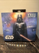 NEW DISNEY STAR WARS - 12 Days Of Socks Mens Size 6-12