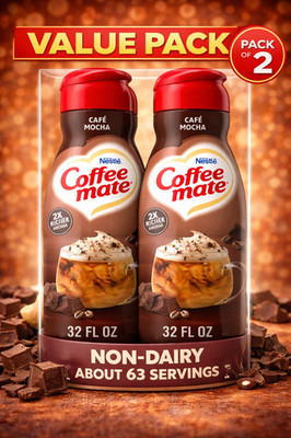 Coffee Mate Mocha Liquid Coffee Creamer 32oz Fl 2 pack