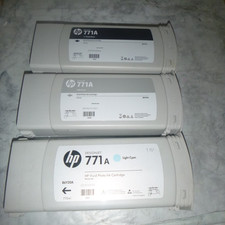 HP 771A B6Y20A  B6Y21A B6Y22A DesignJet Ink C...