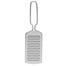 HIC 8.5" Stainless Steel Handy Grater Zester - Grates Hard & Soft Cheeses,...