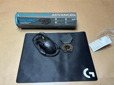 Logitech G502 Hero High Performance Gaming Mouse G240 Cloth Mousse Pad 16000DPI