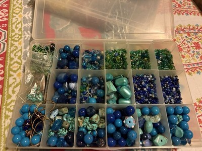 Crafting Jewelry Bead And Stone Set