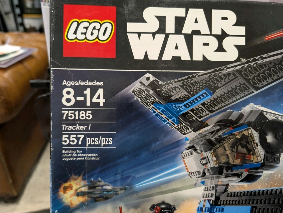 2017 Retired Star Wars Lego #75185 Tracker 1 🚨Sealed   with M-OC Hunter Droid - Image 3 of 4