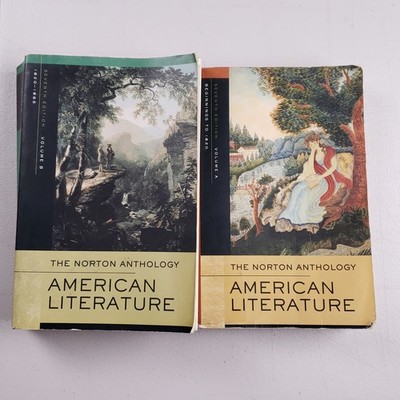 The Norton Anthology Of American Literature Seventh Edition Volume A B 2 Books