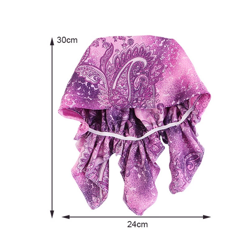 Sombrero turbante elástico para mujeres quimioterapia cáncer pérdida de cabello gorra-musulmán-hiyab-cabeza-envoltura-cubierta Foto 4 de 4