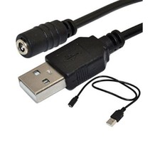 DC 3.5 x 1.35mm Female to USB 2.0 A Male Connector Power Adapter Cable Cord