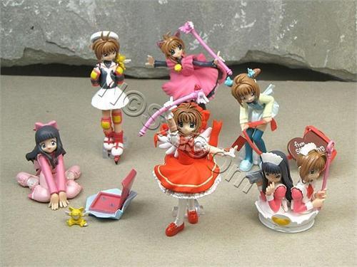 Sakura Gashapon set di sei (2004) nuovo sigillato in fabbrica Giappone importazione - Foto 1 di 11
