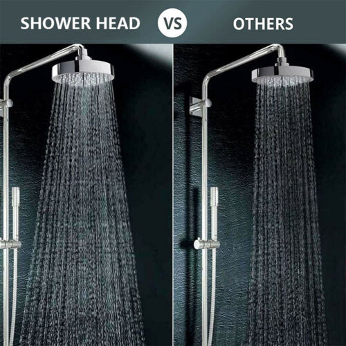 Luxury Shower Head Pressure Waterfall Bathroom Showerhead Adjustable Angles US - Picture 5 of 11