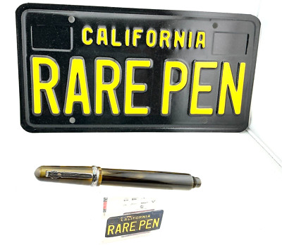1990s MARLEN Marc Chagall Fountain Pen OLIVE Celluloid 18K Med nib NEW NO BOX