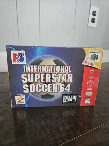 International Superstar Soccer 64 N64 Box And Cartridge 