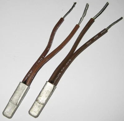 2 X Klixon 9700K Thermal Protector - 75C - 167F - N.C. - 13 Amp - Reclose at 50C