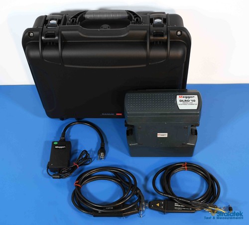 Megger DLRO10 10A Ohmmètre numérique basse résistance 10A NIST calibré MicroOhm