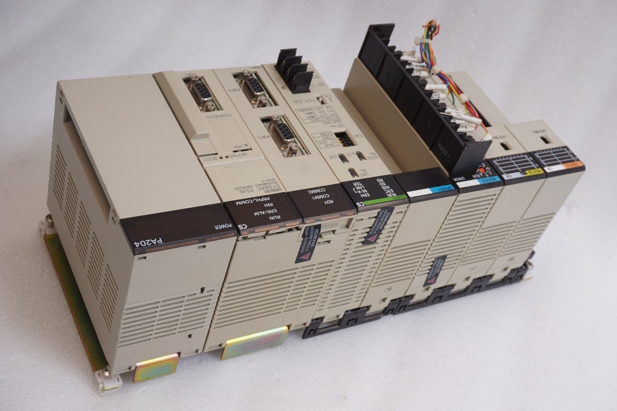 OMRON PLC SET CS1G-CPU44-EV1[CS1W-SCB21],PA204,CLK21,SP001,AD003