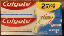 Colgate Total Whitening 3.3oz Toothpaste - 2 Pack
