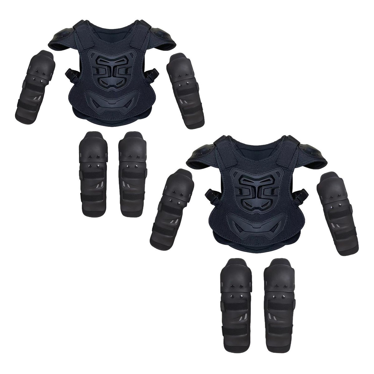 5Pcs Kids Motorcycle Armor Full Body Protection Set Children Dirt Bike Gear