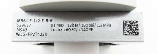 Festo MS6-LF-1/2-E-R-V Filter ohne Filterschale / without filter bowl -unused- - Bild 3 von 6