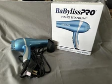BaBylissPRO Nano Titanium Hair Dryer Blue - BNT5548