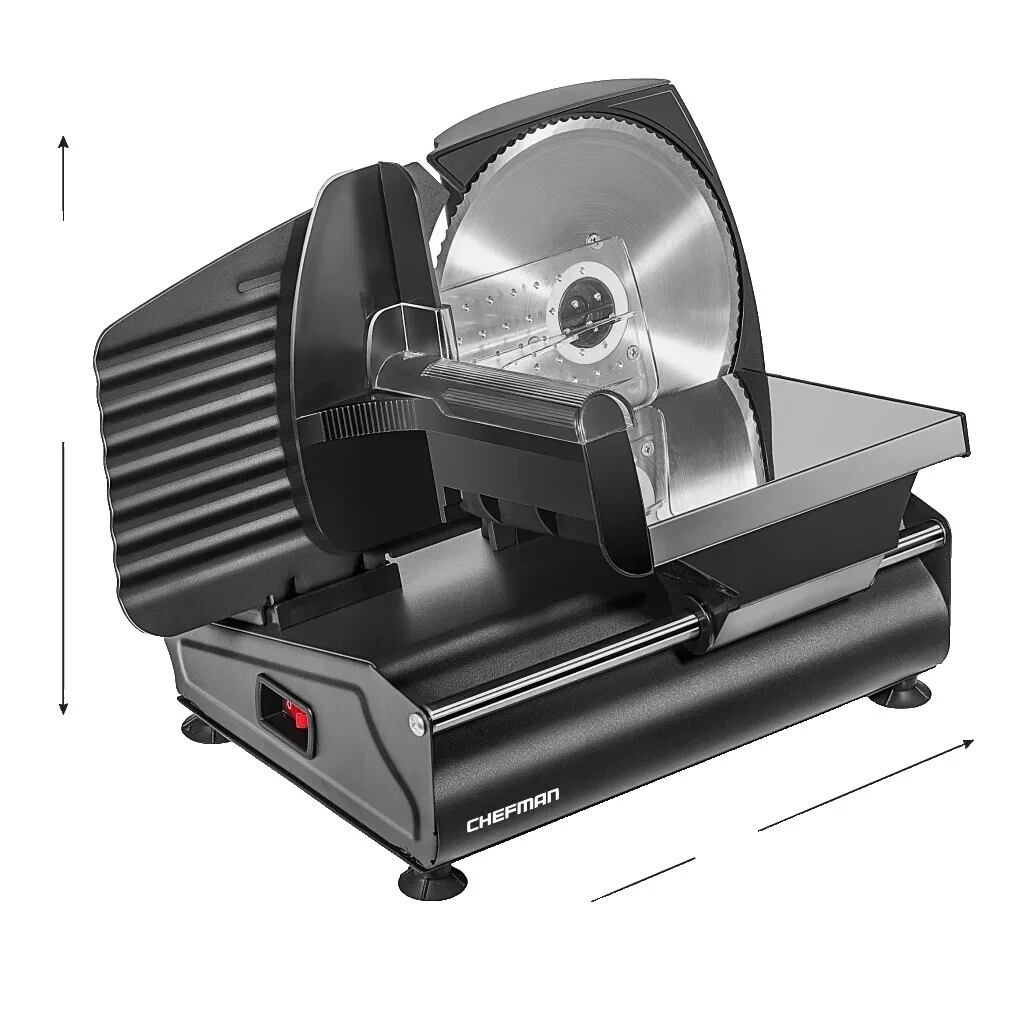 Cocina eléctrica de acero inoxidable negro Rebanadores y Cuchillos