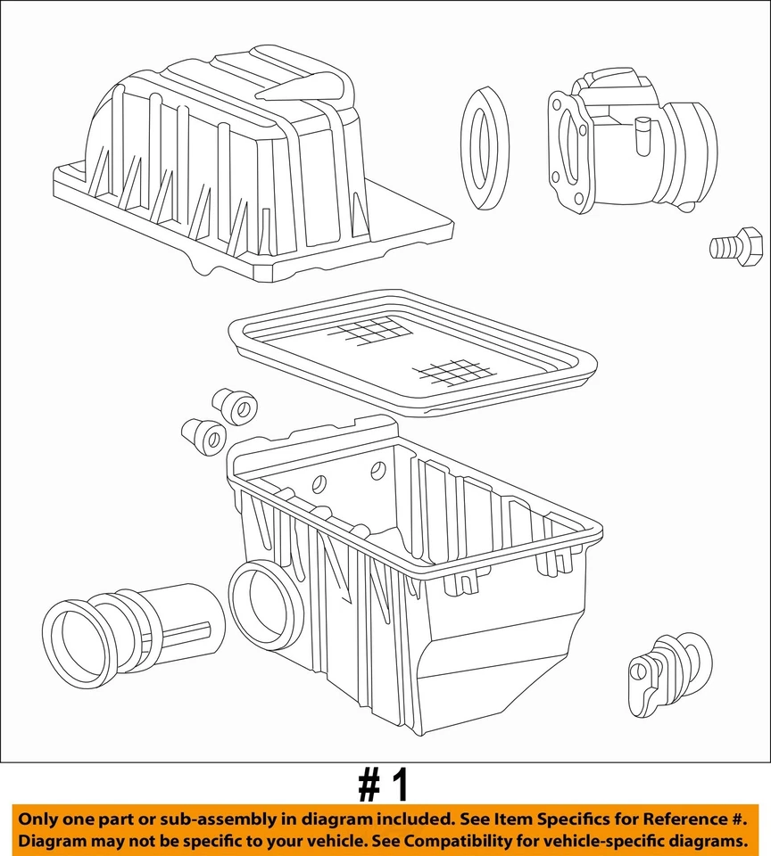 Conjunto de filtro de aire usado se adapta a: Ford Explorer 2004 4 puertas exc. Sport Trac 4,0 grados Foto 4 de 4