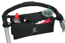 Stroller Organizer keys holder storage bag BLACK cup holder baby bottle bugaboo