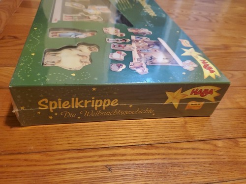 RareSpielkrippe Haba Made In Germany 5296 WoodenChristmas Nativity Scene - Picture 5 of 8