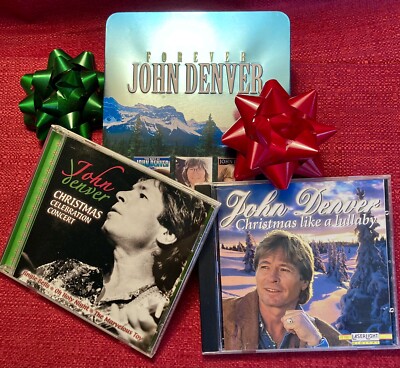  Forever  by John Denver (CD, 3 Disc Set) + 2 More Christmas CDs (5 Discs Total)