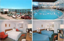 Chateau Bleu Motel, North Wildwood, New Jersey- c1979 Chrome Postcard- Multiview